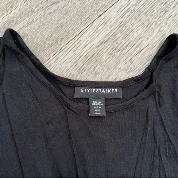 Stylestalker Black and Green Gradient Mini Dress - Picture 2 of 6